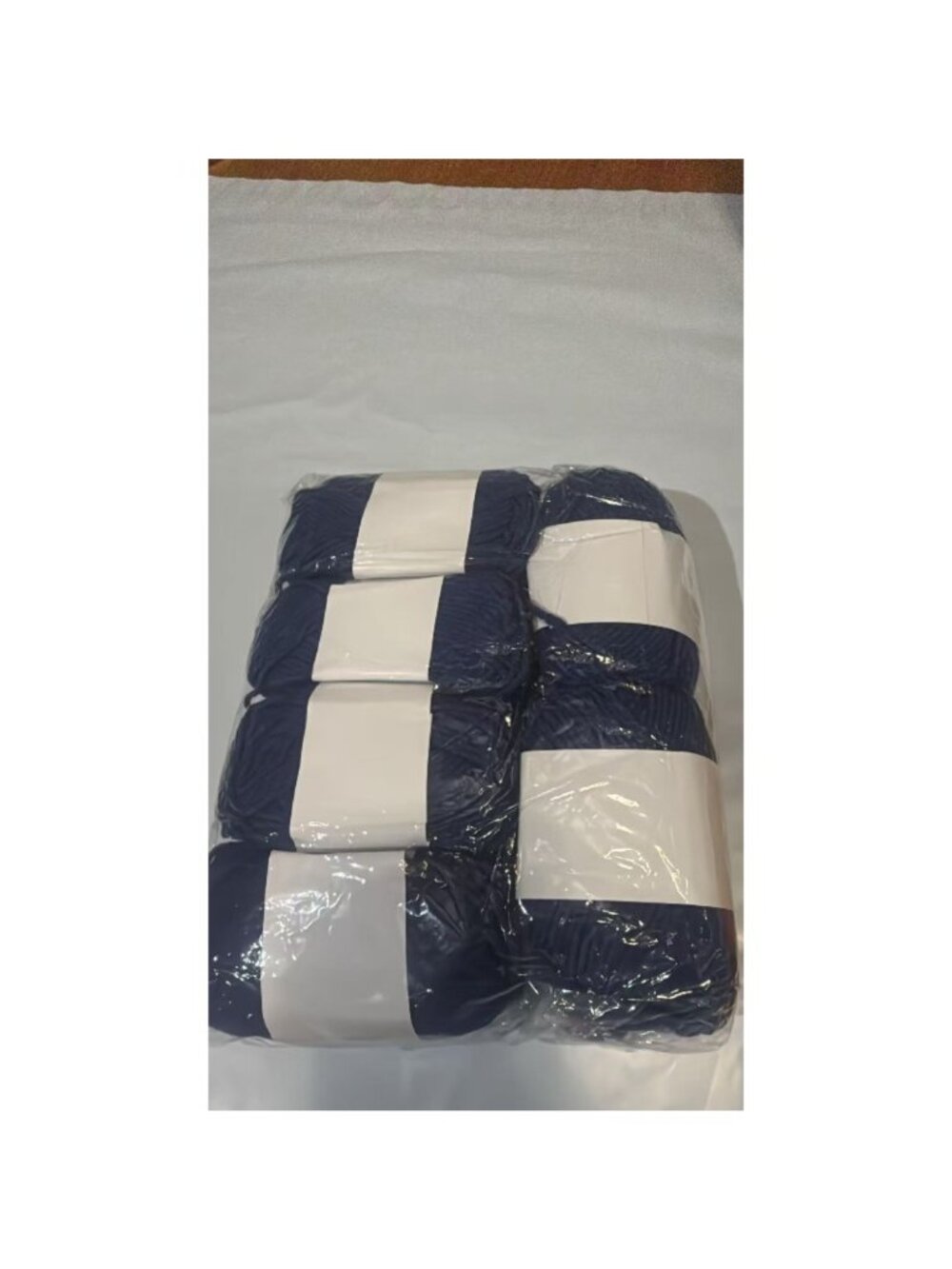 6 PCS Dark Blue 25g Soft Milk Cotton Yarn 4 Ply Milk Cotton Yarn For Handmade